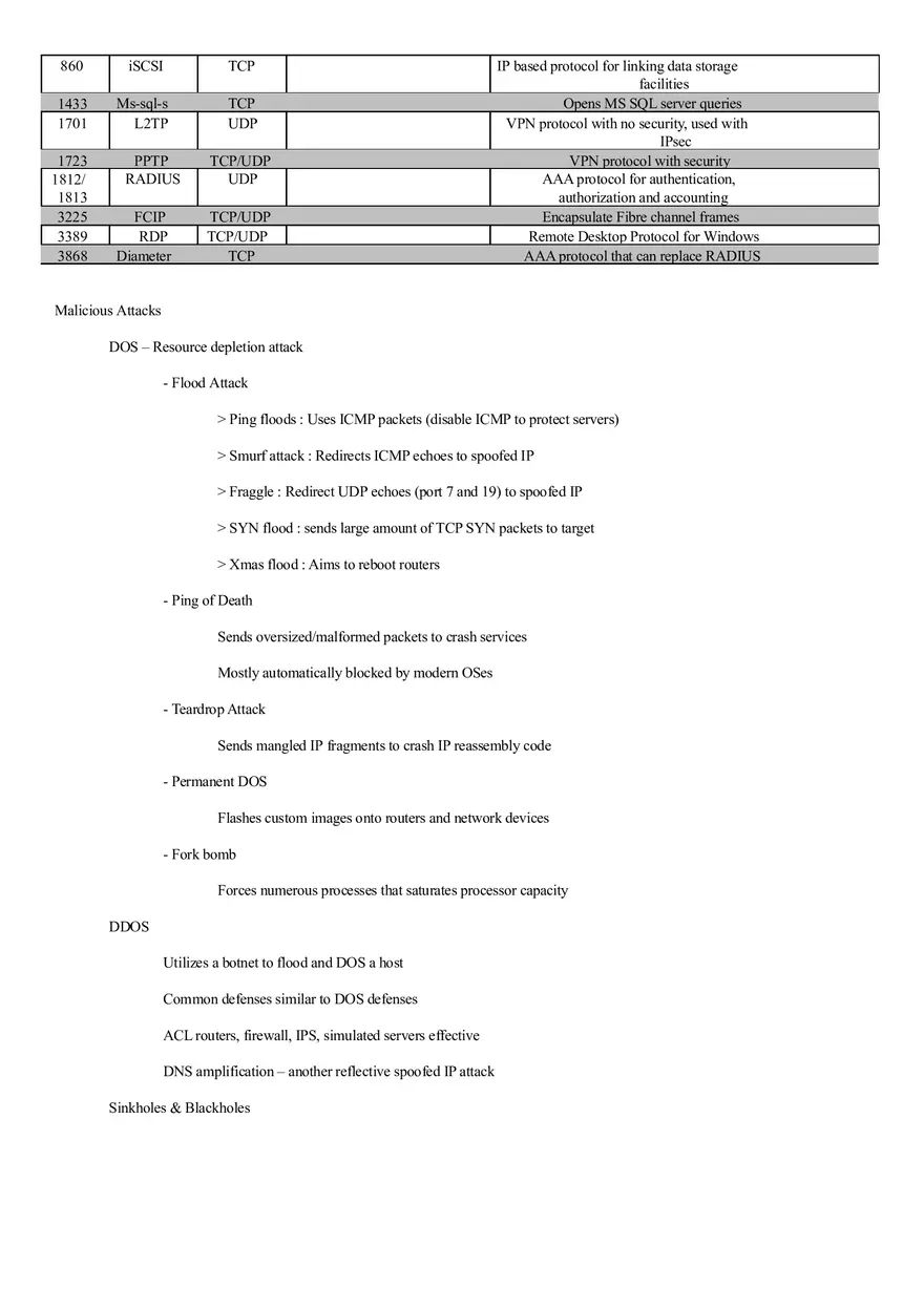 Security+ Study Guide Part 2 - Page 10