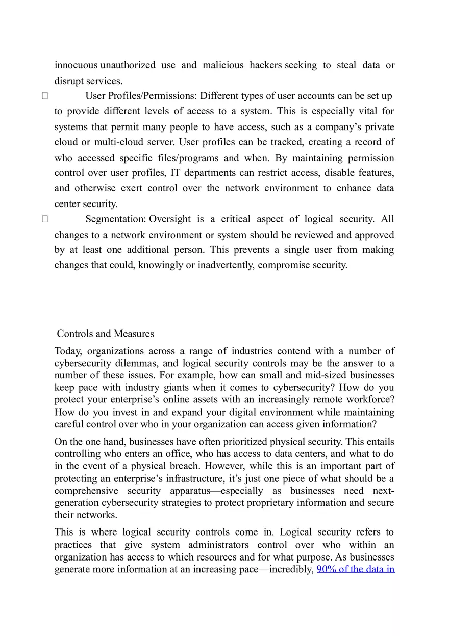 Potential Security Threats to Computer Systems - Page 7