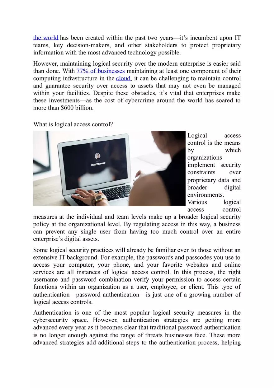 Potential Security Threats to Computer Systems - Page 8