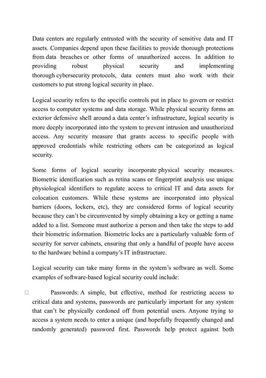 Potential Security Threats to Computer Systems - Page 6