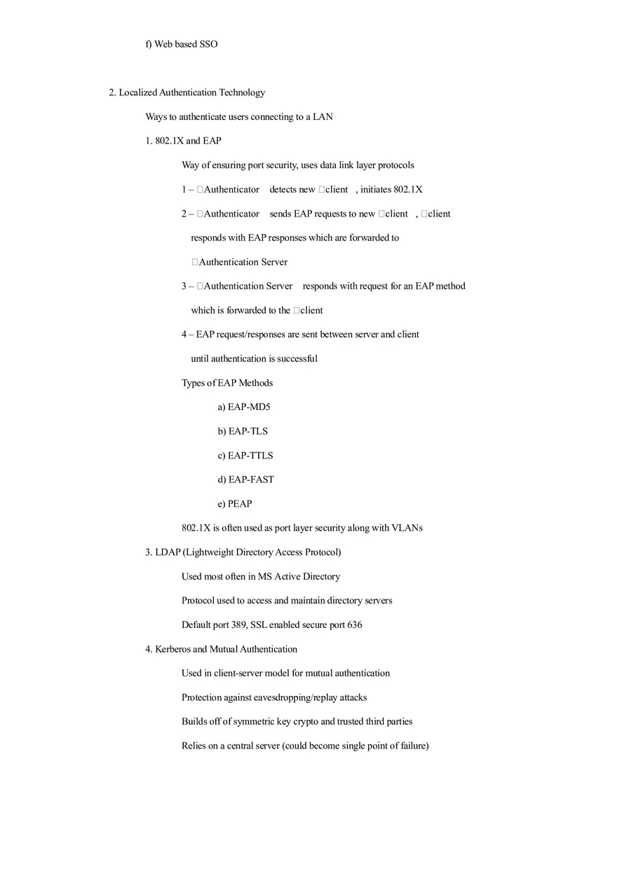 Security+ Study Guide Part 3 - Page 10