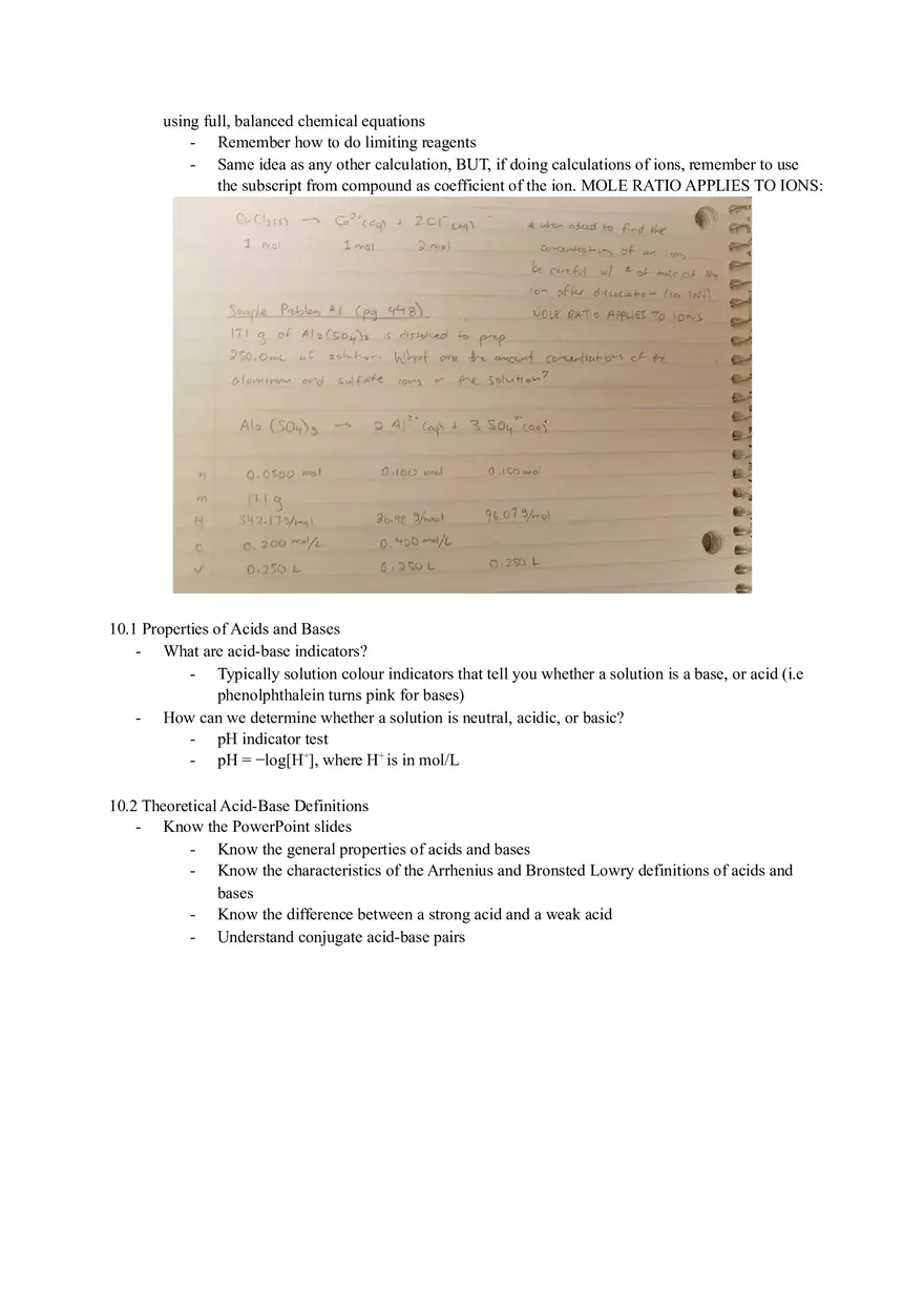 Chemistry Test 4 Review Solutions and Solubility - Page 3