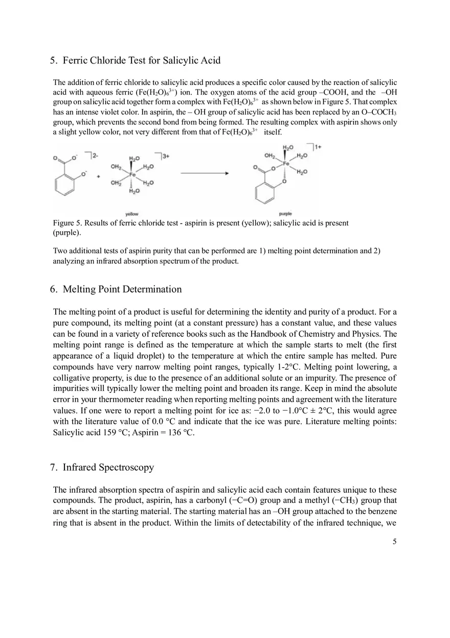 Hydrolysis of Acetylsalicylic Acid (Aspirin) - Page 8