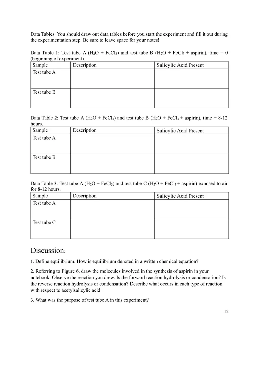 Hydrolysis of Acetylsalicylic Acid (Aspirin) - Page 4