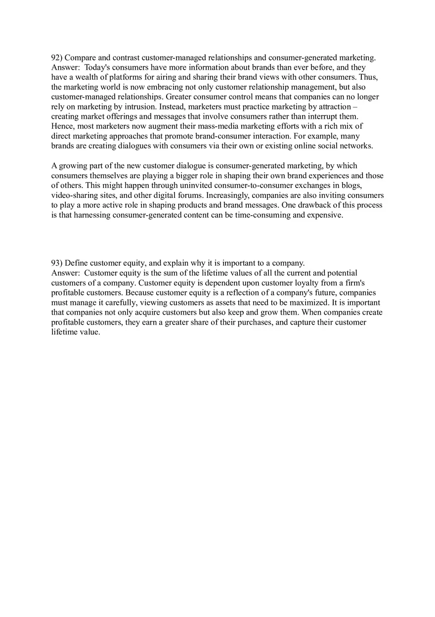 Creating Customer Value and Engagement Part III - Page 9