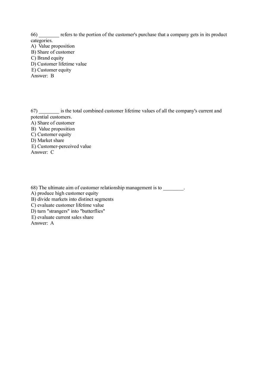 Creating Customer Value and Engagement Part III - Page 1