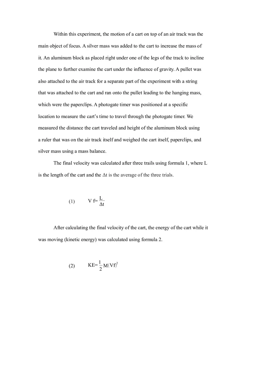Work and Energy Lab Report 5 - Page 10