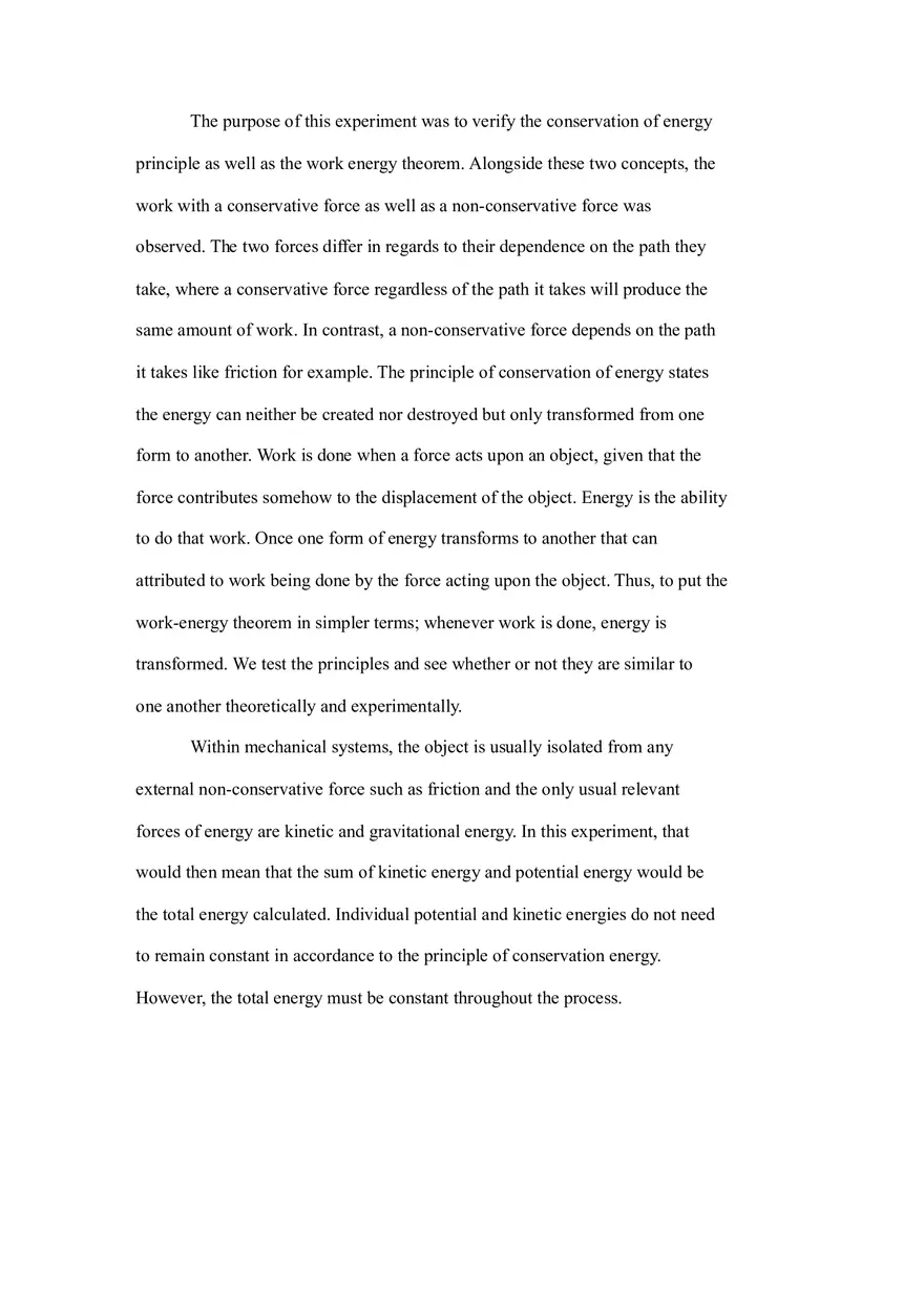 Work and Energy Lab Report 5 - Page 2