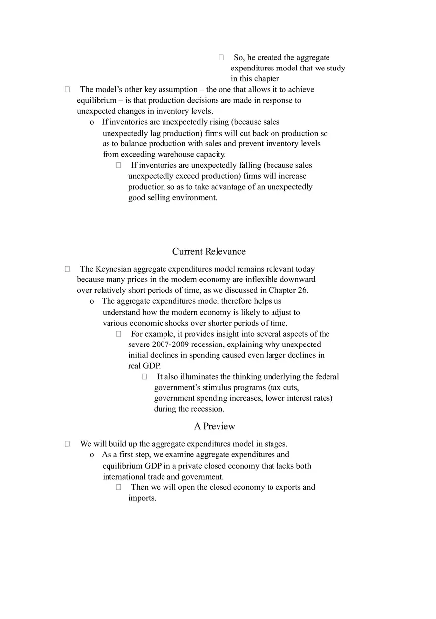 The Aggregate Expenditures Model Part I - Page 6