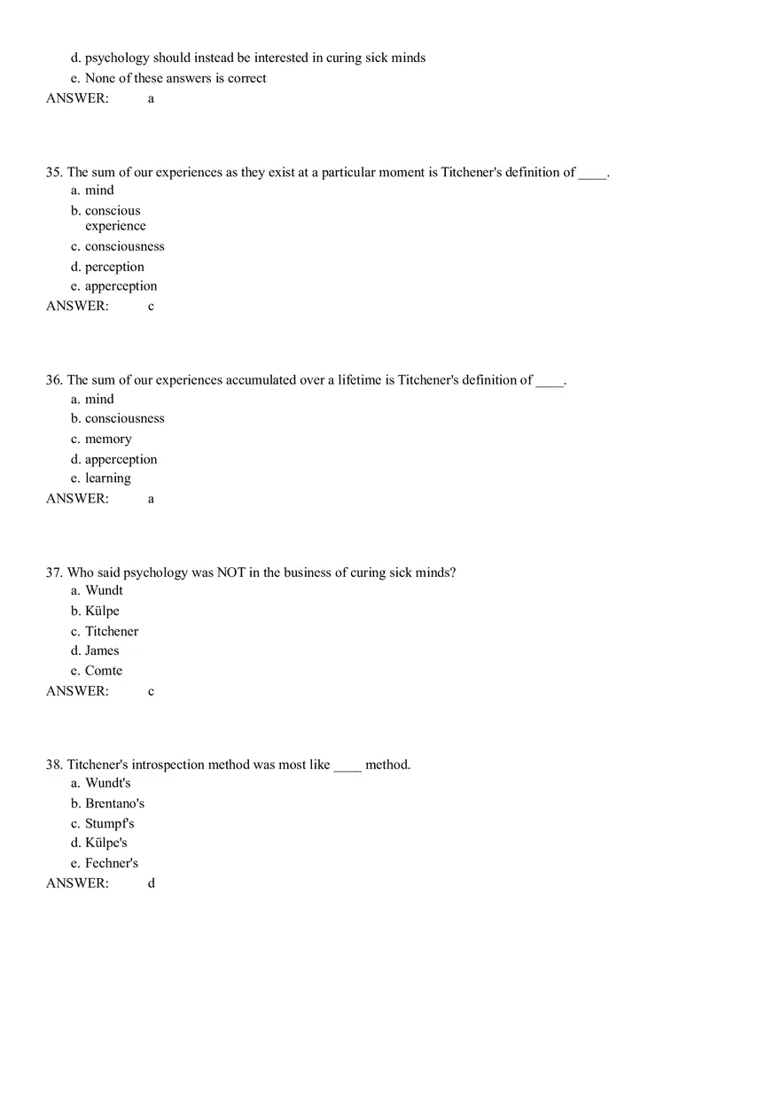 Structuralism Quiz 1-51 Answer Key - Page 9