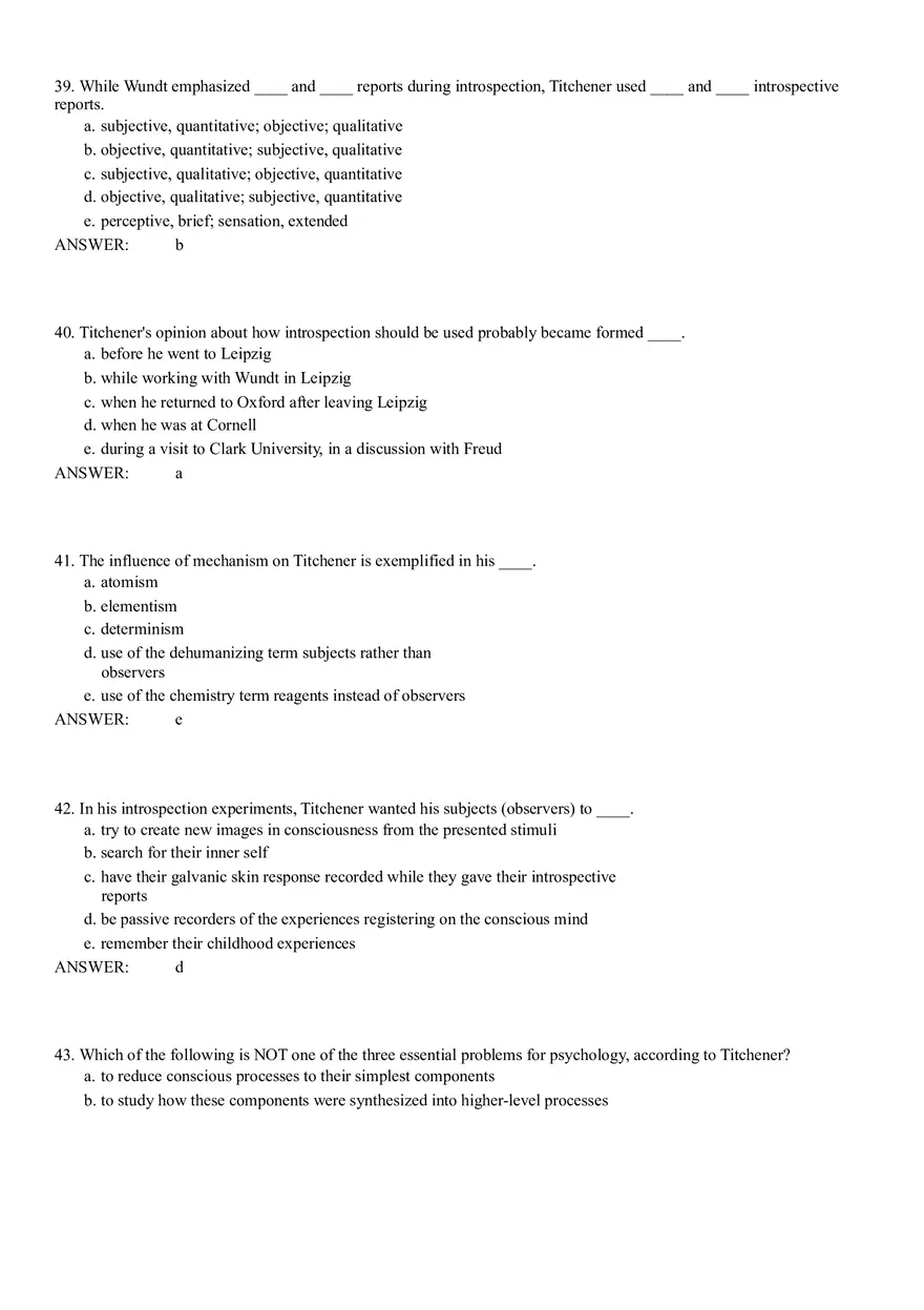Structuralism Quiz 1-51 Answer Key - Page 10