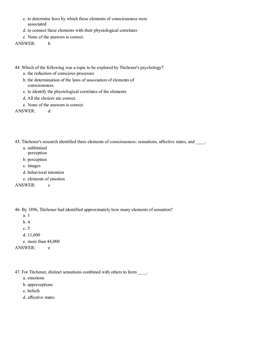 Structuralism Quiz 1-51 Answer Key - Page 11