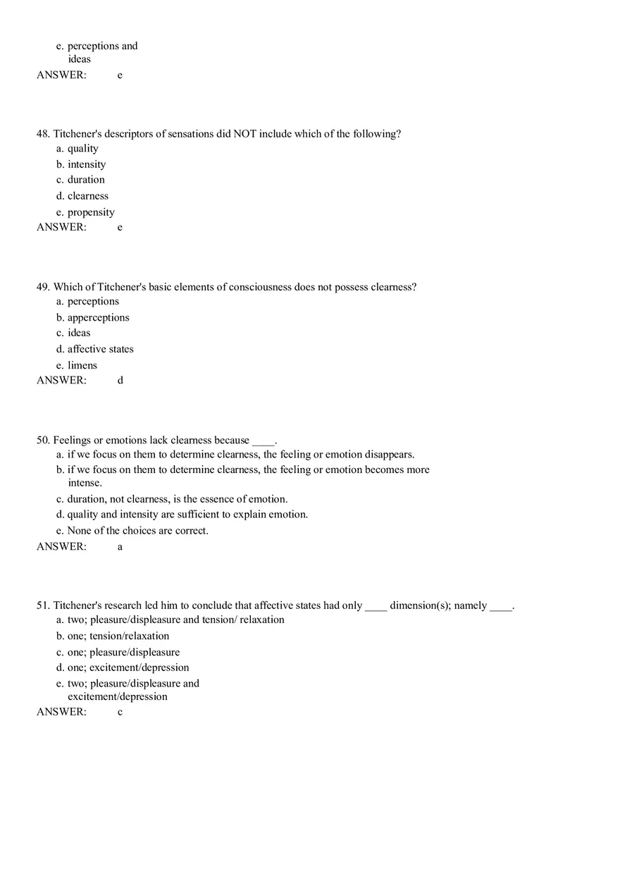Structuralism Quiz 1-51 Answer Key - Page 3