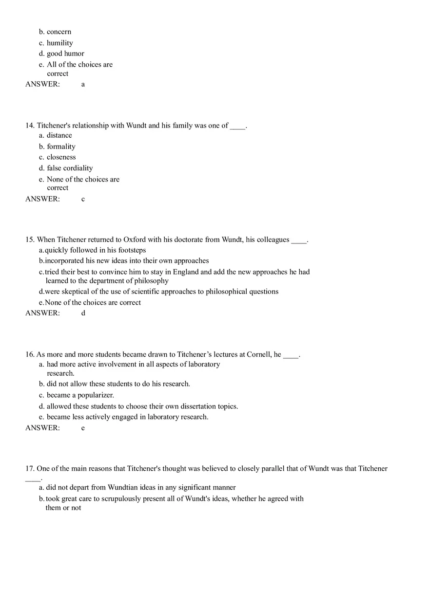 Structuralism Quiz 1-51 Answer Key - Page 4