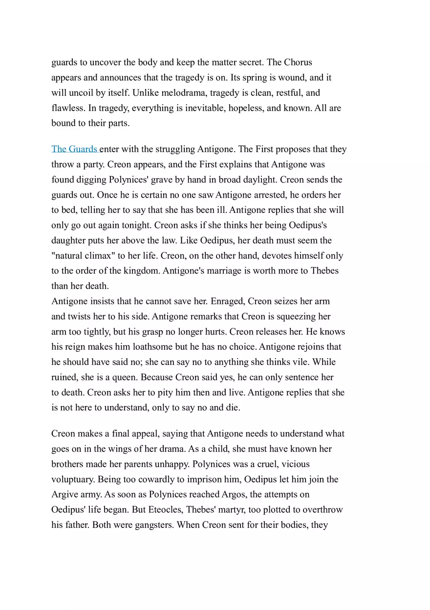 Sophocles - Antigone Overview - Page 2