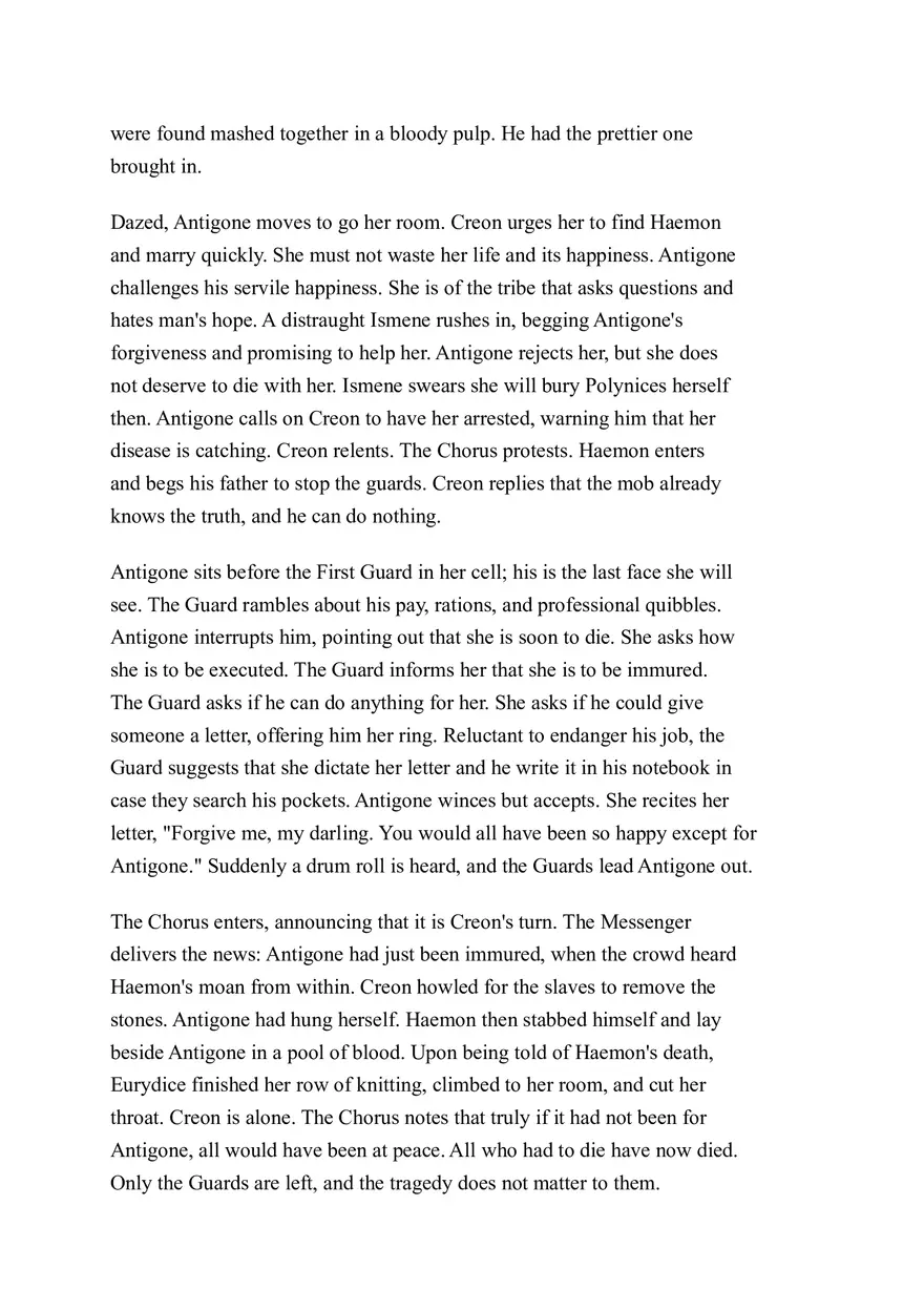 Sophocles - Antigone Overview - Page 3