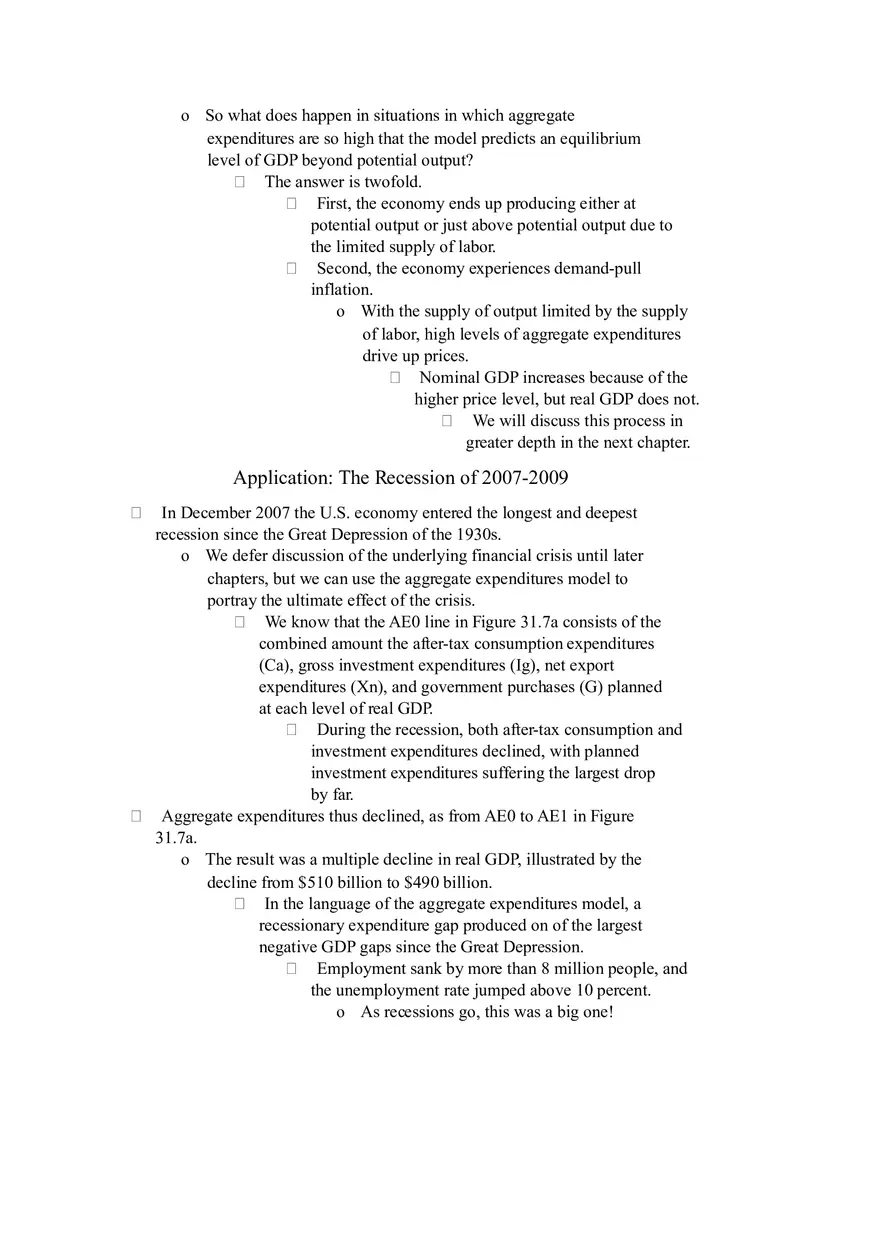 The Aggregate Expenditures Model Part II - Page 11