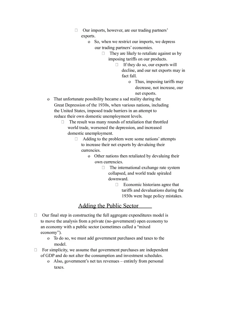 The Aggregate Expenditures Model Part II - Page 5