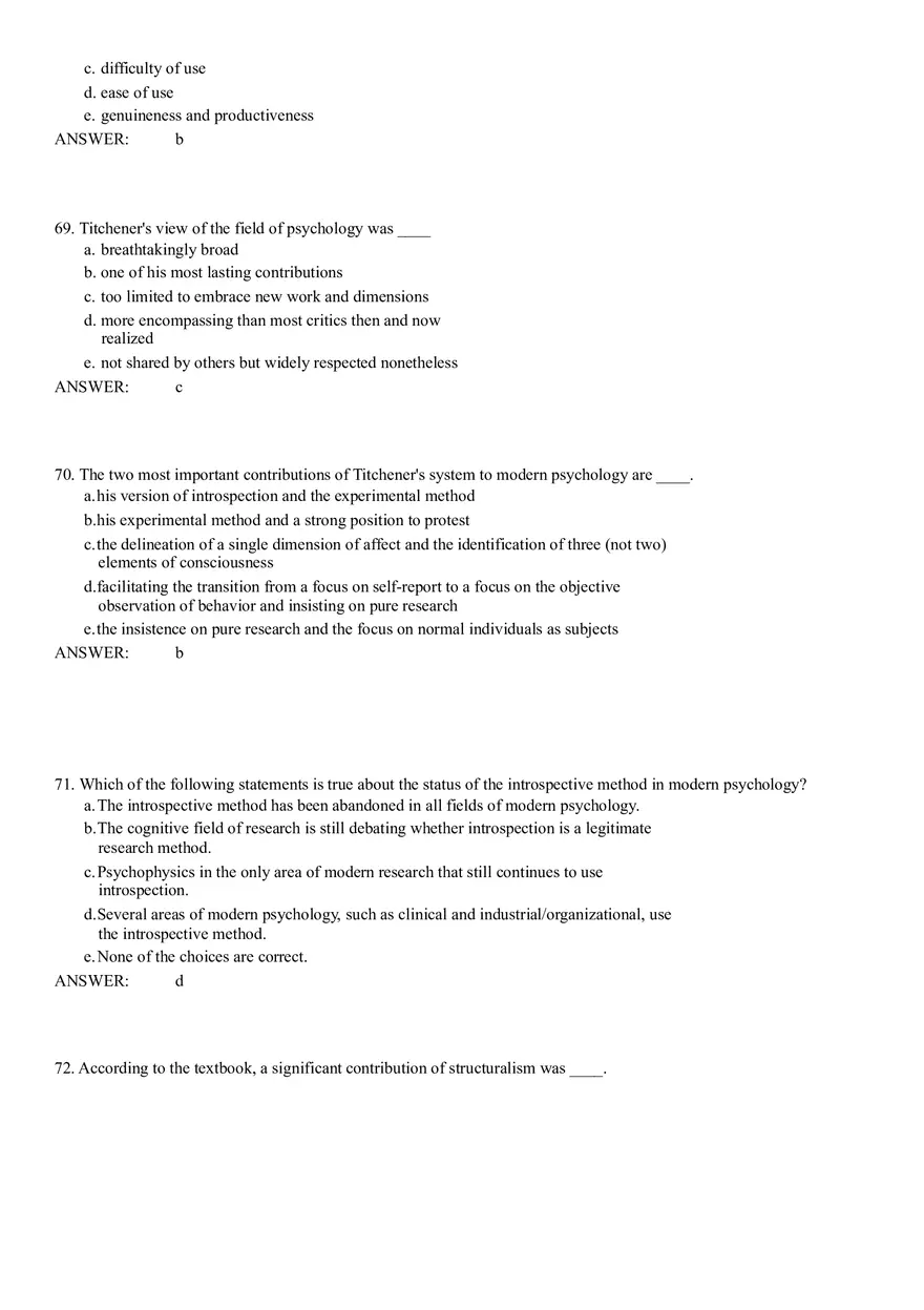 Structuralism Quiz 52-98 Answer Key - Page 5