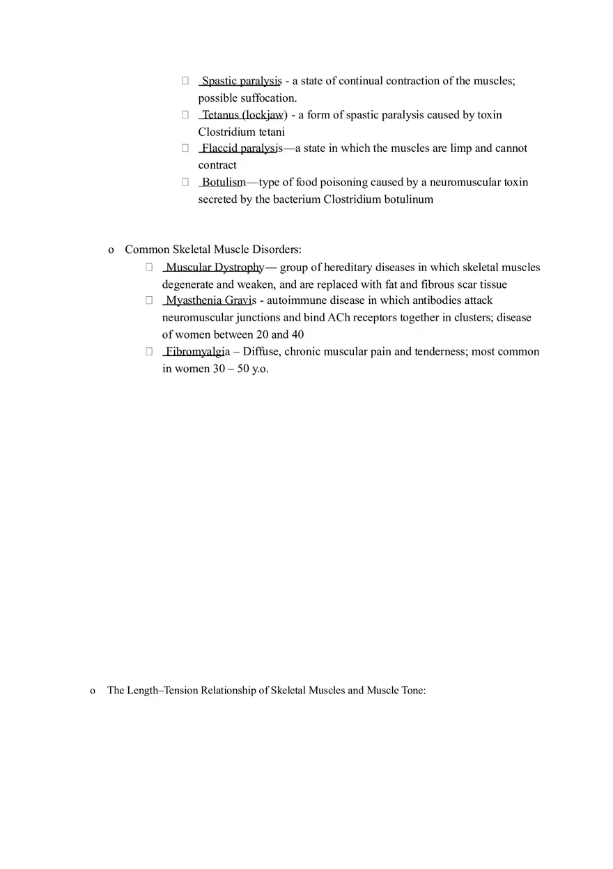 Muscular System and Muscular Tissue Review - Page 7