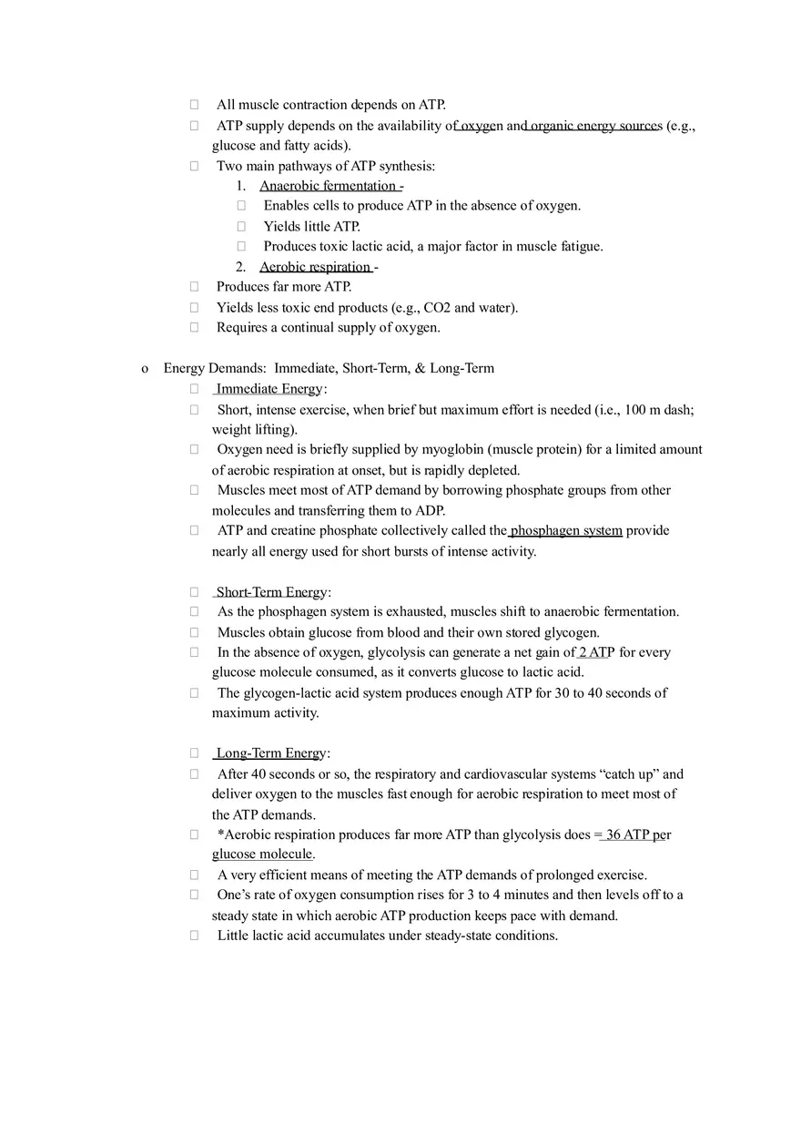 Muscular System and Muscular Tissue Review - Page 9