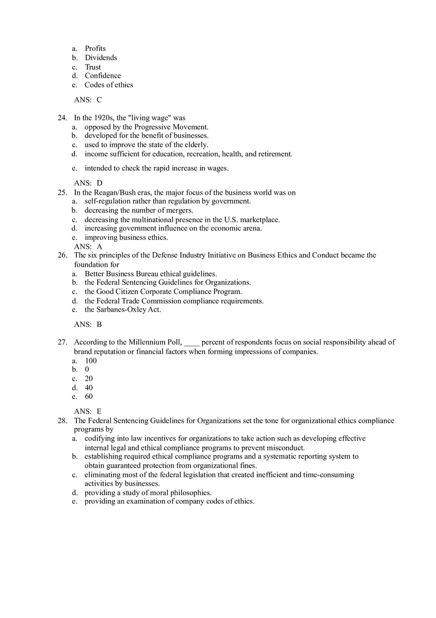 Test Banks for Work Ethics - Page 5