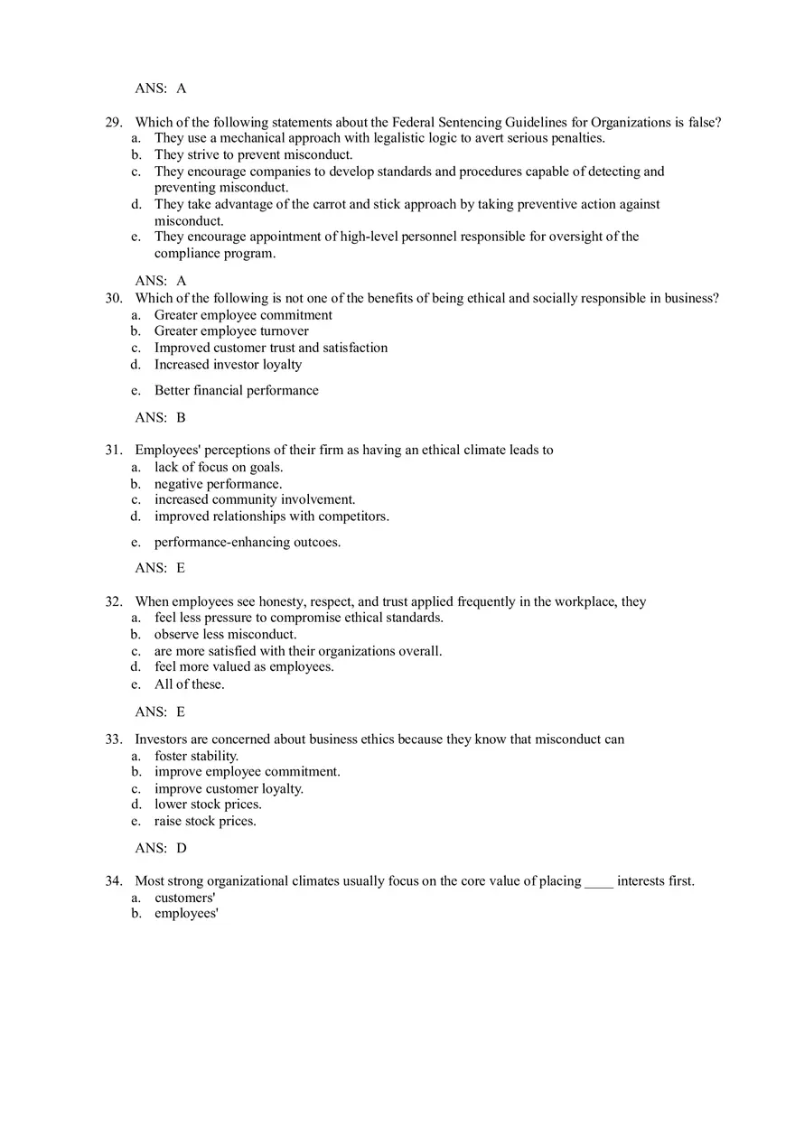 Test Banks for Work Ethics - Page 6
