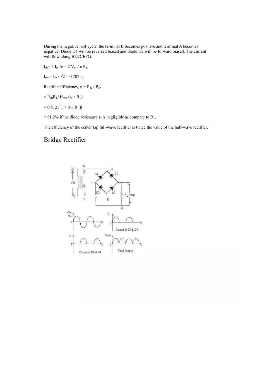Rectifier Efficiency - Half and Full Wave - Page 3