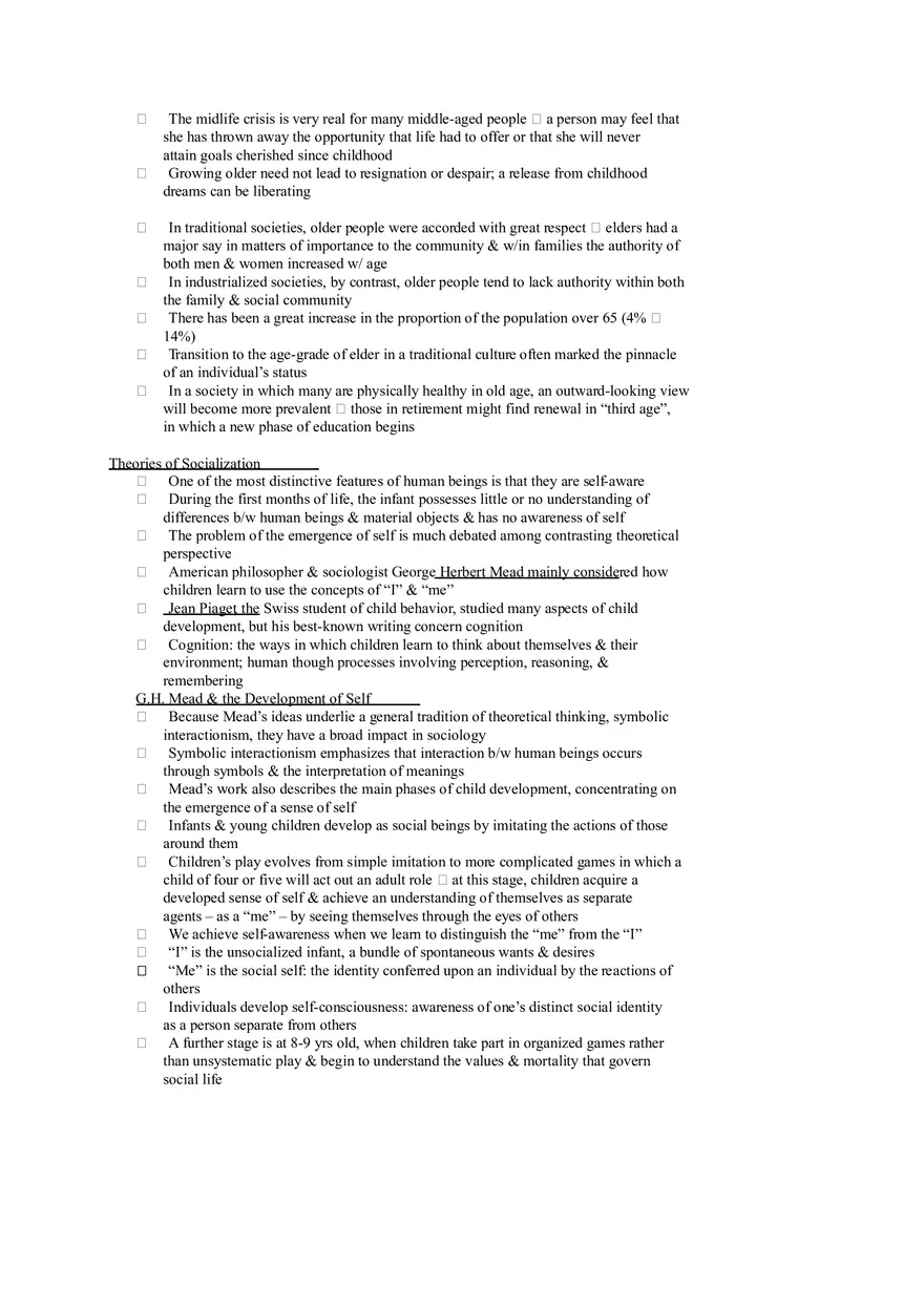 Socialization Study Guide - Page 8