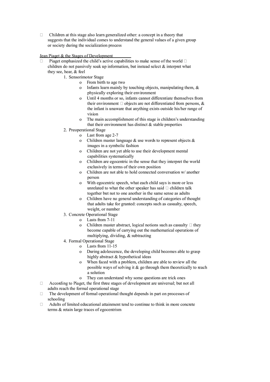 Socialization Study Guide - Page 9