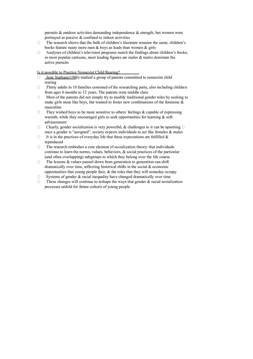 Socialization Study Guide - Page 4