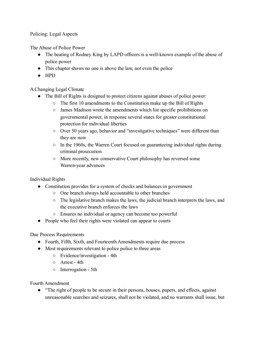 Policing Legal Aspects - Page 1