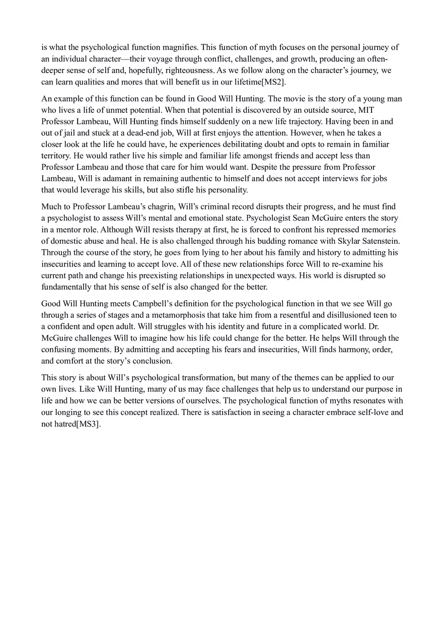 Functions of Myth Assignment - Page 3