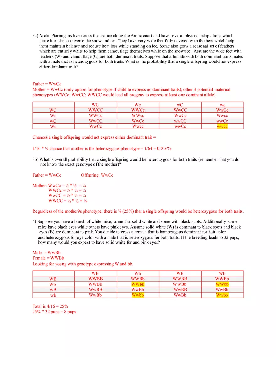 Mendelian Genetics - Page 2