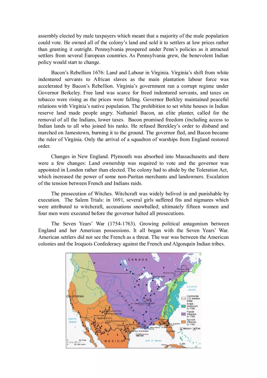 The Development and Expansion of Colonial America - Page 2