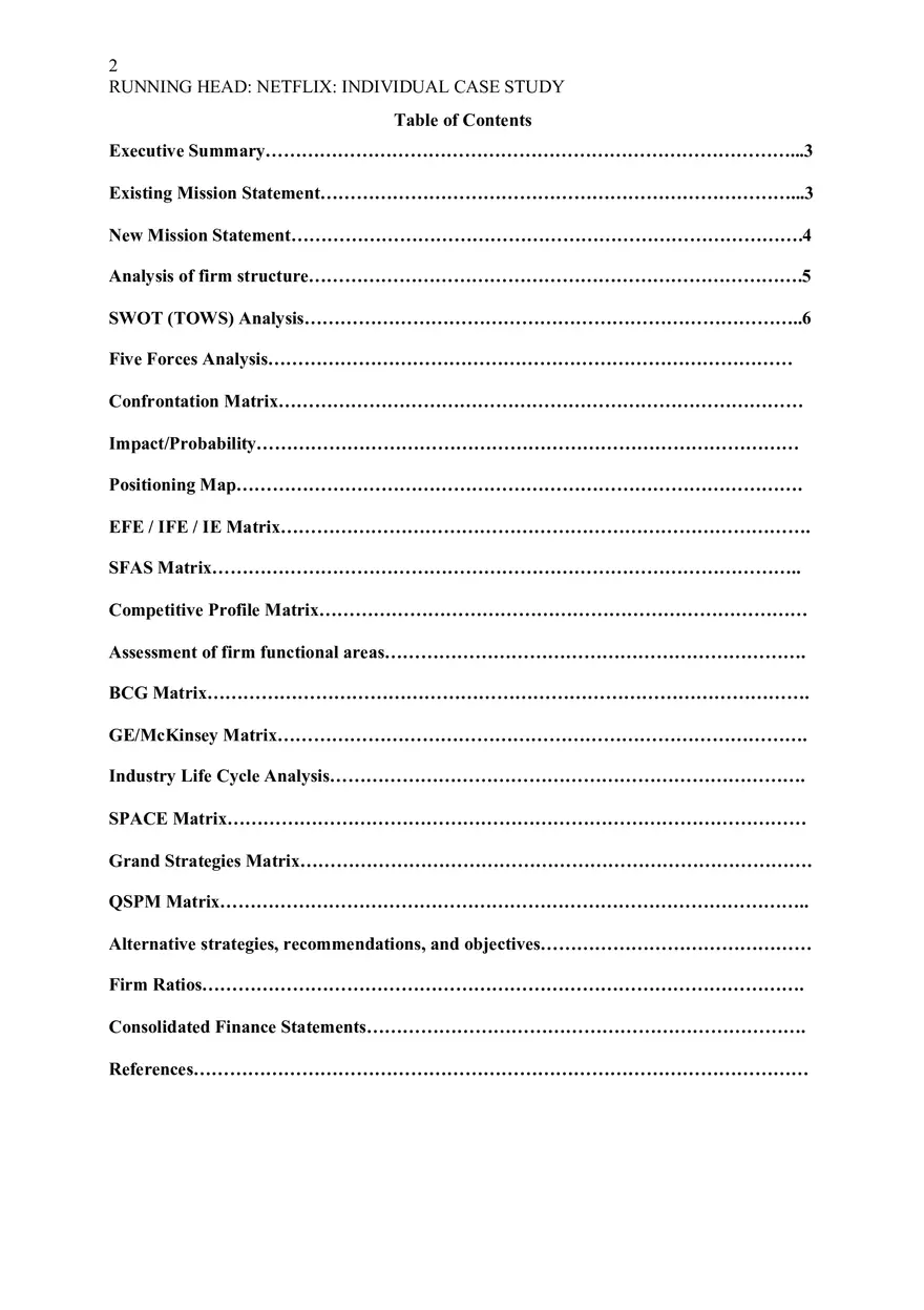 Netflix Individual Case Study - Page 1