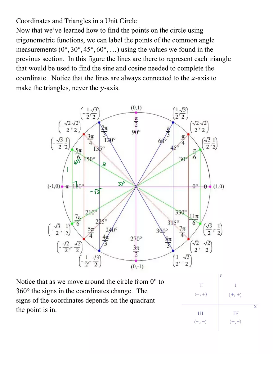Precalculus Trigonometric Functions Answers - Page 5