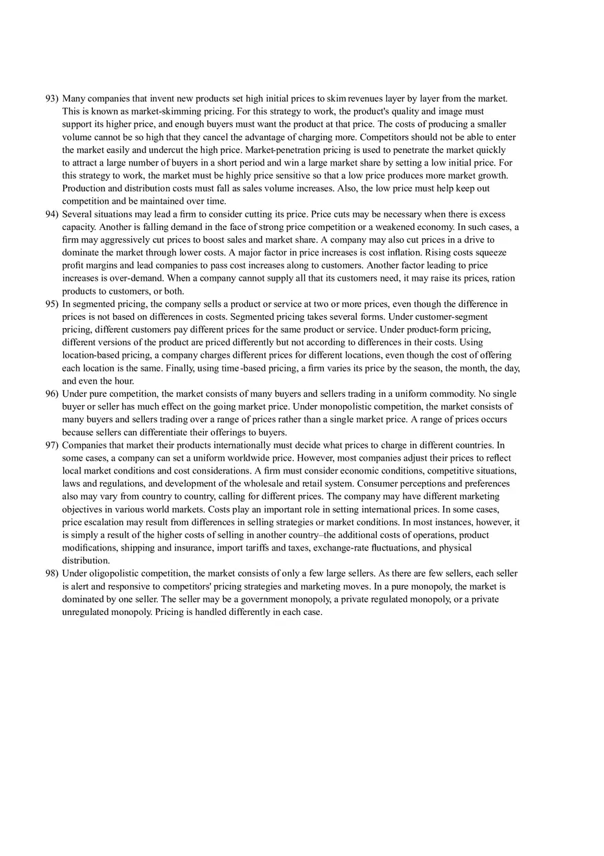 Test for Introduction to Marketing - Page 11