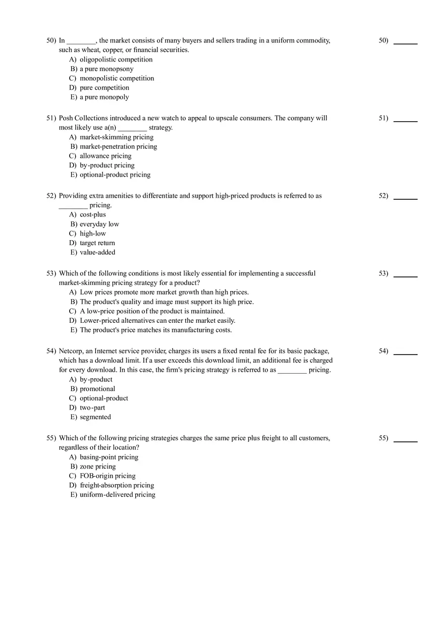 Test for Introduction to Marketing - Page 6