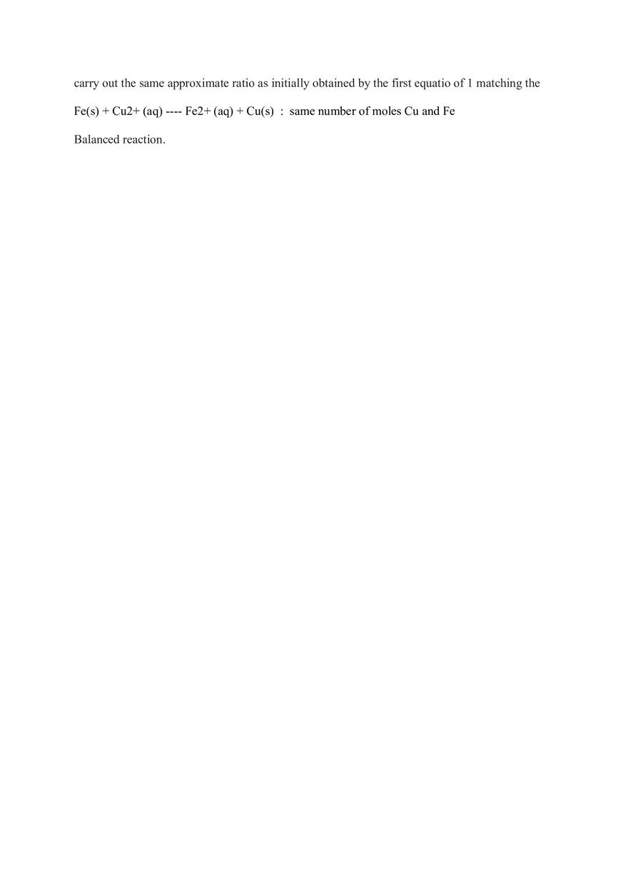 Stoichiometry of Iron-Copper - Page 6