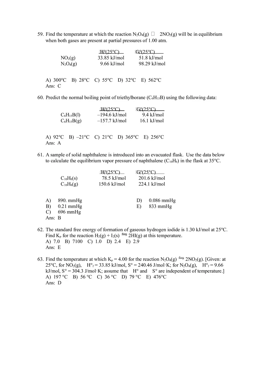 Entropy Free Energy and Equilibrium Part 2 - Page 1