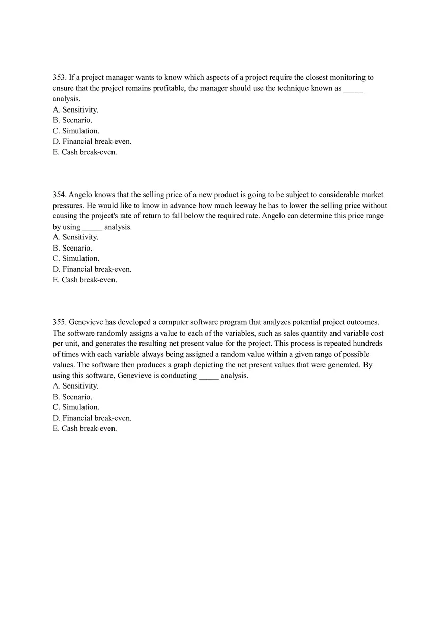 Financial and Risk Analysis in Decision-Making - Page 2