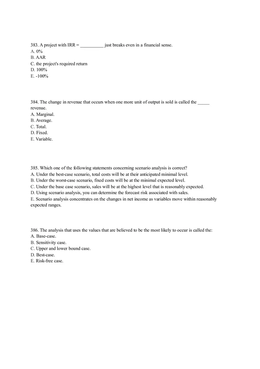 Financial and Risk Analysis in Decision-Making - Page 4