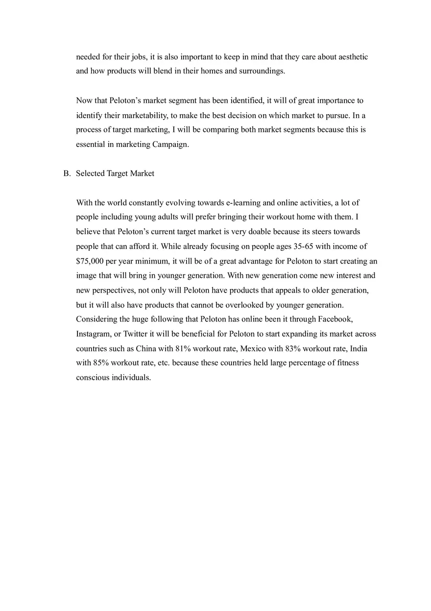 Peloton Marketing Final Project - Page 3