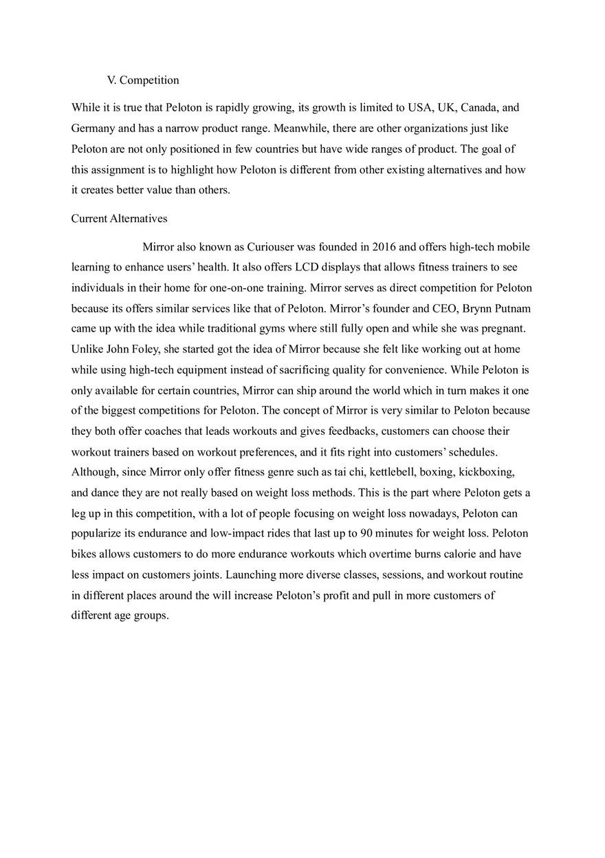 Peloton Marketing Final Project - Page 4