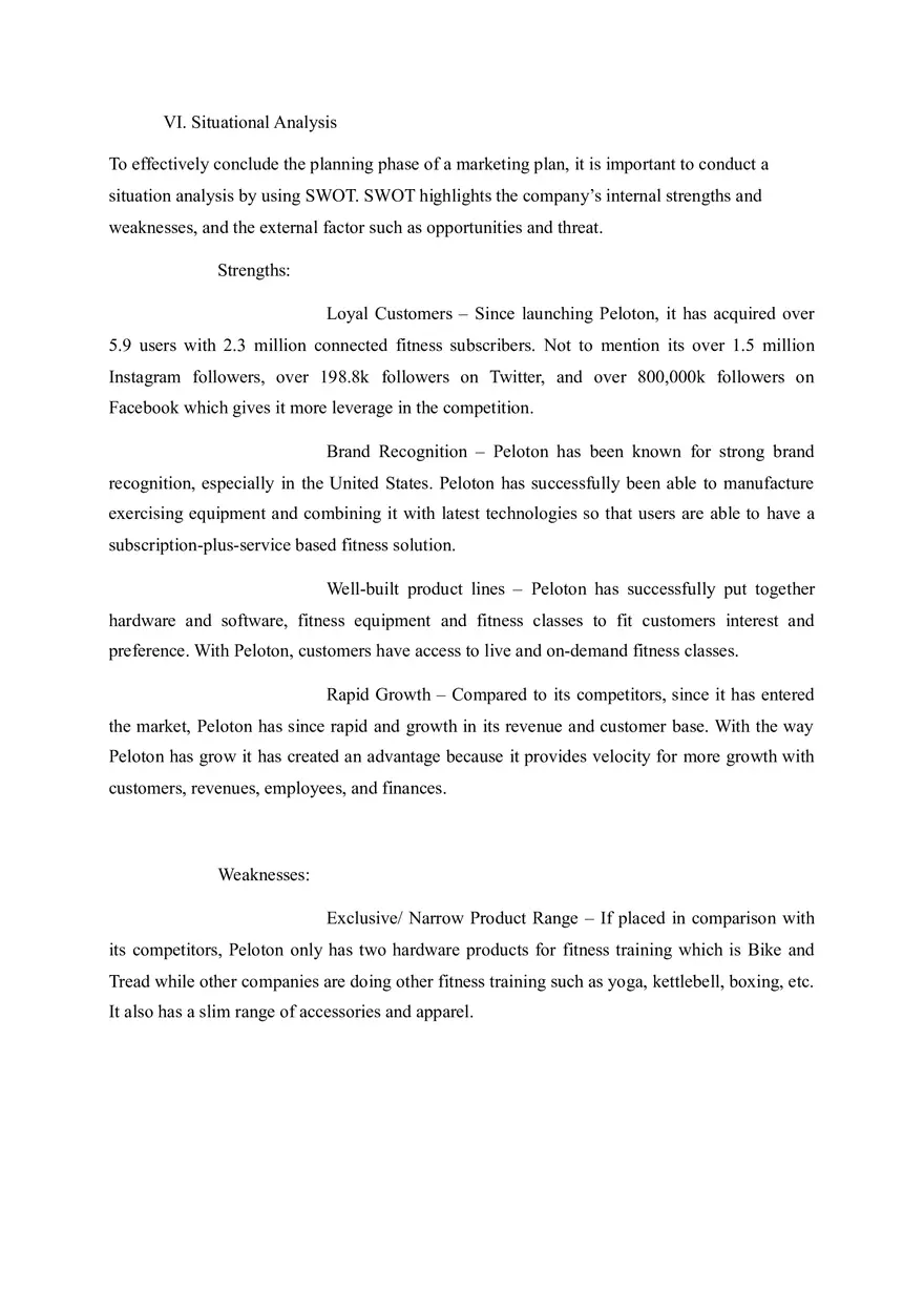 Peloton Marketing Final Project - Page 5