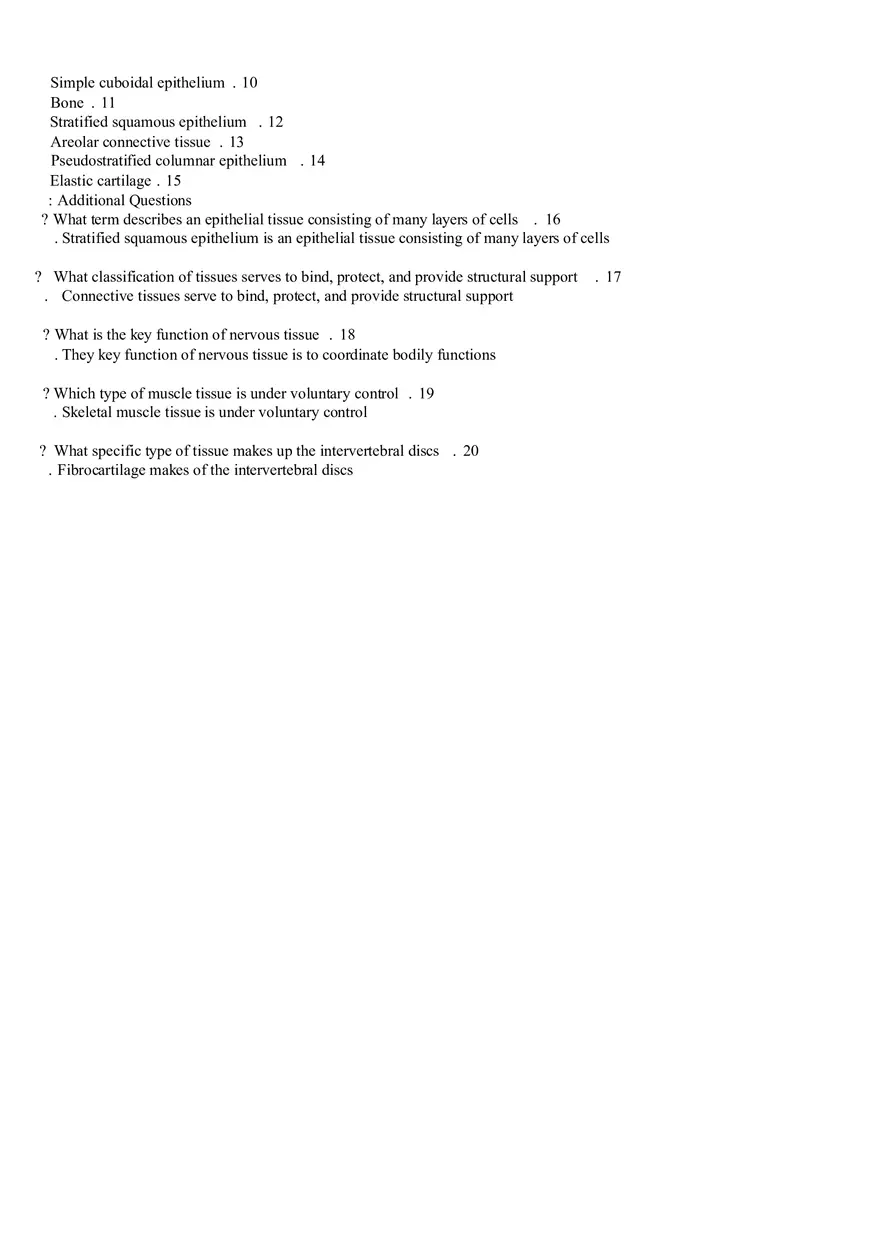 Tissue Identification Workshee - Page 3