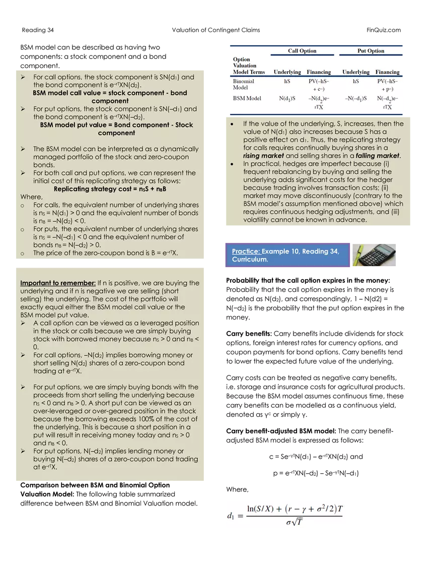 Curriculum Note, Study Session 13, Reading 34 - Page 14