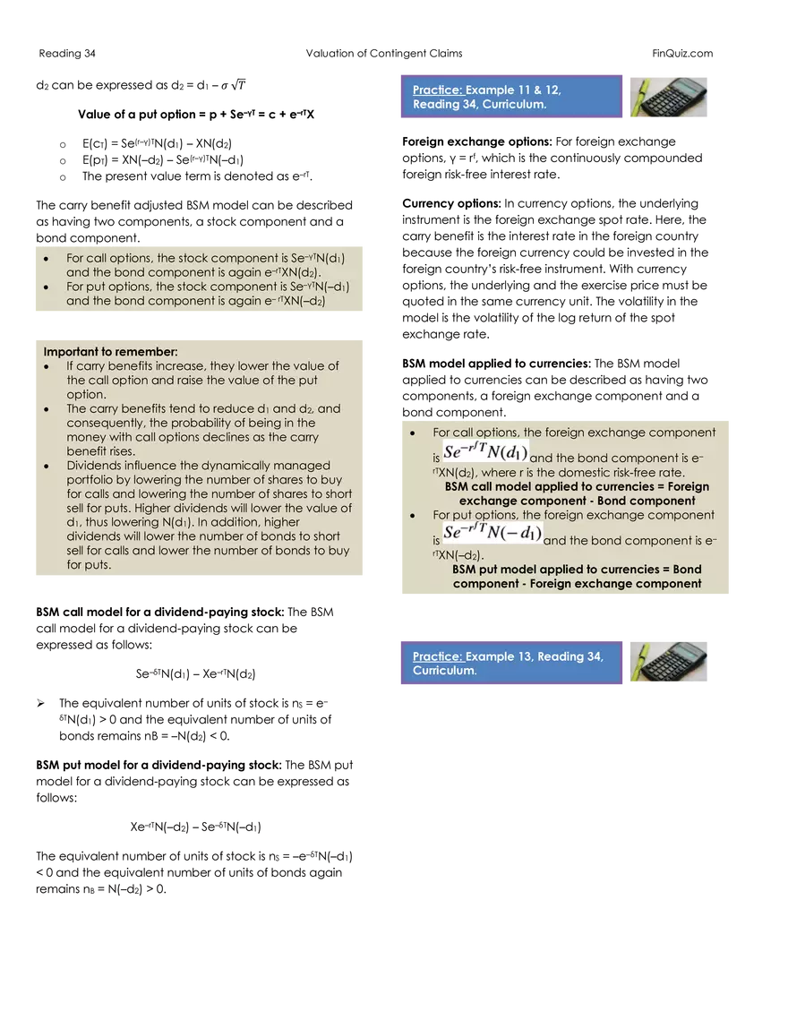 Curriculum Note, Study Session 13, Reading 34 - Page 15