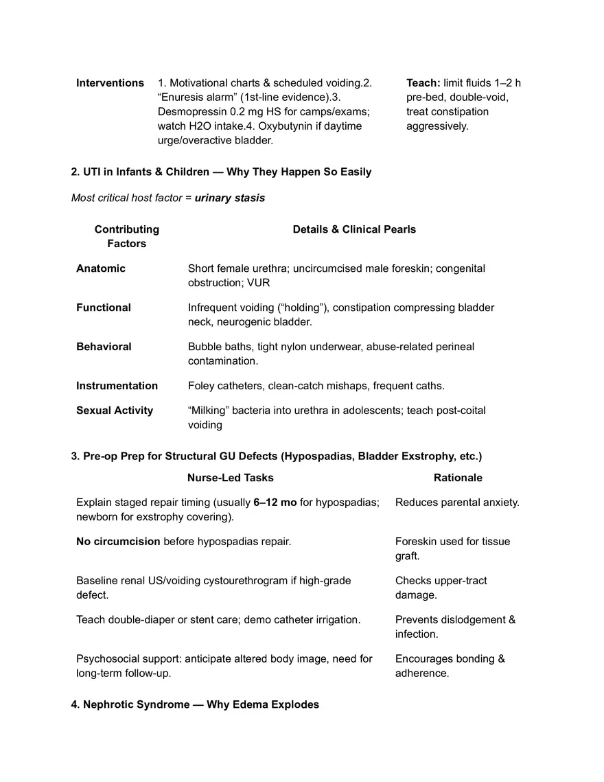 Pediatric GI and Fluids Study Guide - Page 11